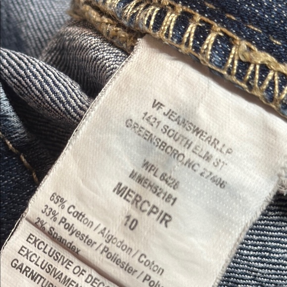 Merona Cuffed Capri Blue Jeans - Picture 8 of 8
